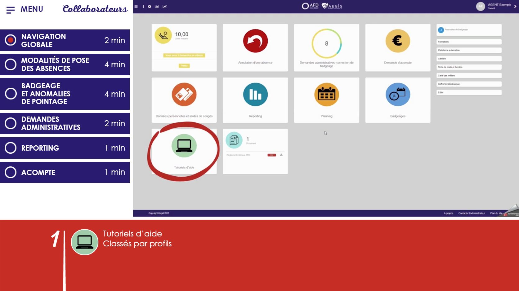Module tutoriel Tutoriel CRM