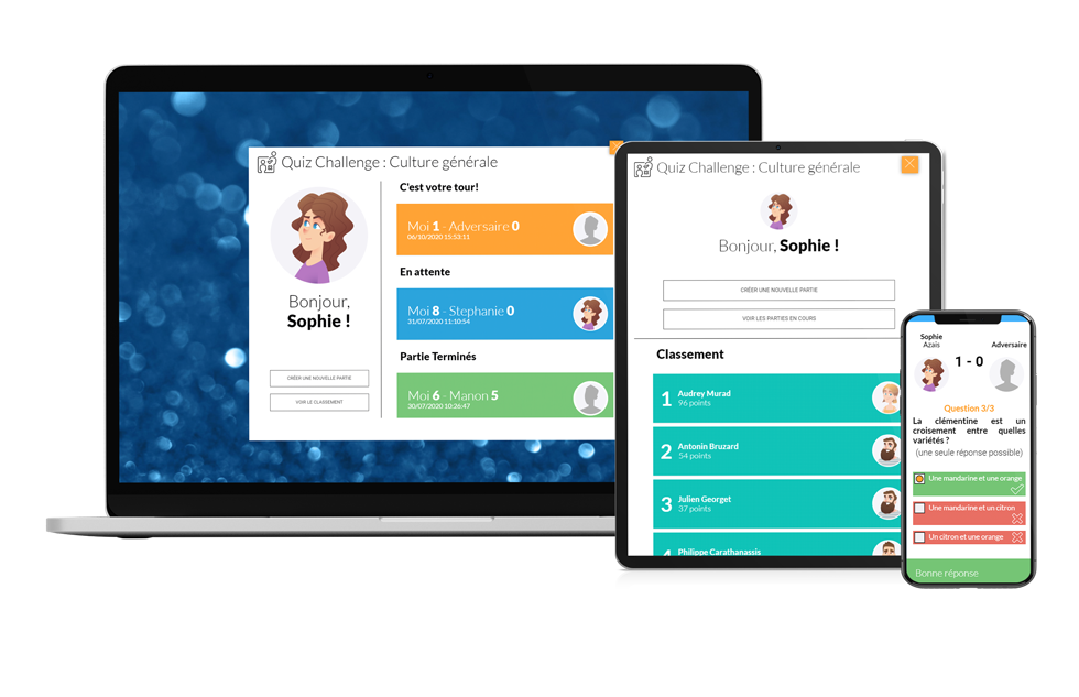 Quiz challenge Learning game